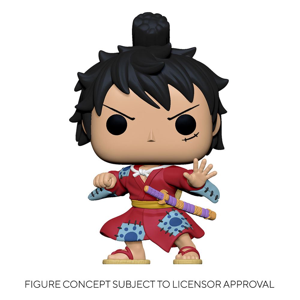 One Piece POP! Animation Vinyl Figur Luffy in Kimono 9 cm Image