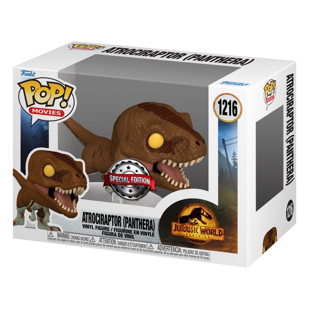 Jurassic Park POP! Movies Vinyl Figur Atrociraptor (Panthera) Exclusive 9 cm Image 2