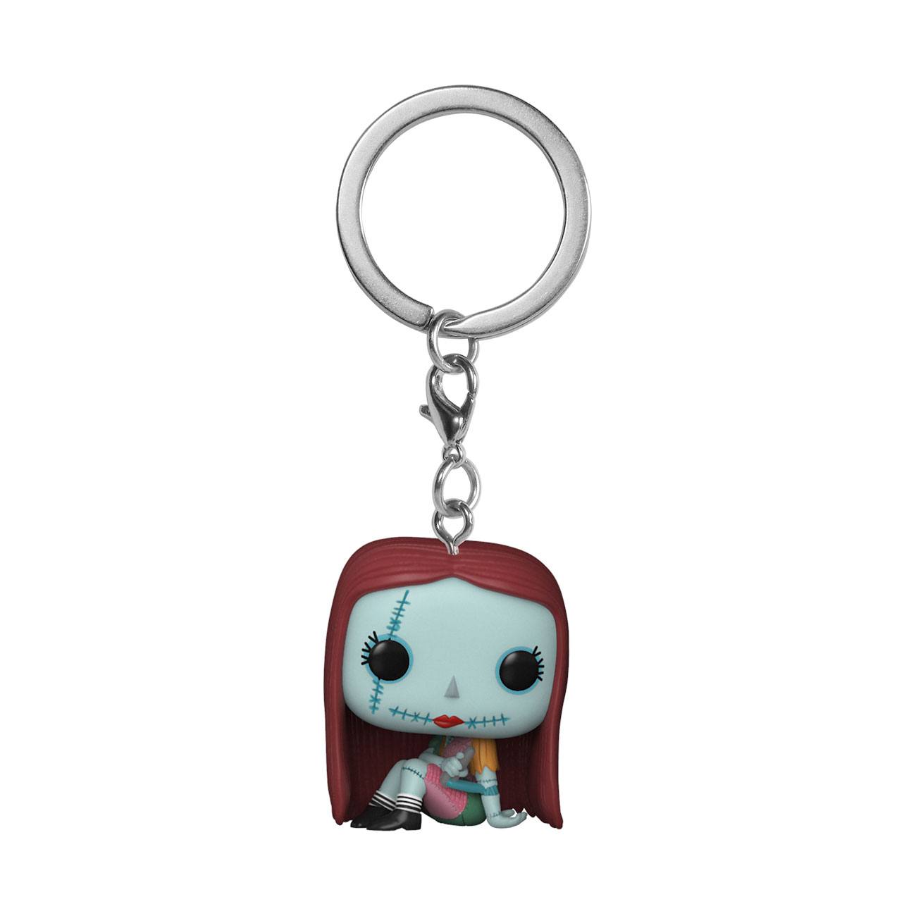 Nightmare Before Christmas Pocket POP! Vinyl Schlüsselanhänger 4 cm Sally Sewing Display (12) Image