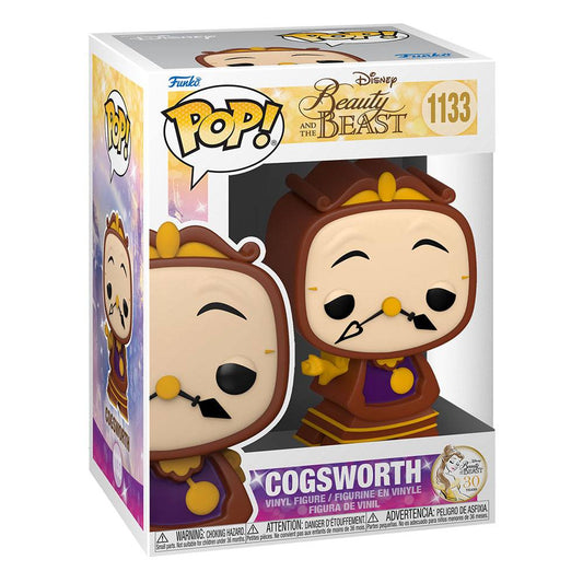 Die Schöne und das Biest POP! Movies Vinyl Figur Cogsworth 9 cm Image 2