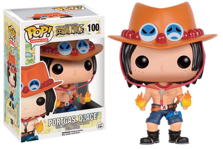 One Piece POP! Animation Vinyl Figur Portgas D. Ace 9 cm Image