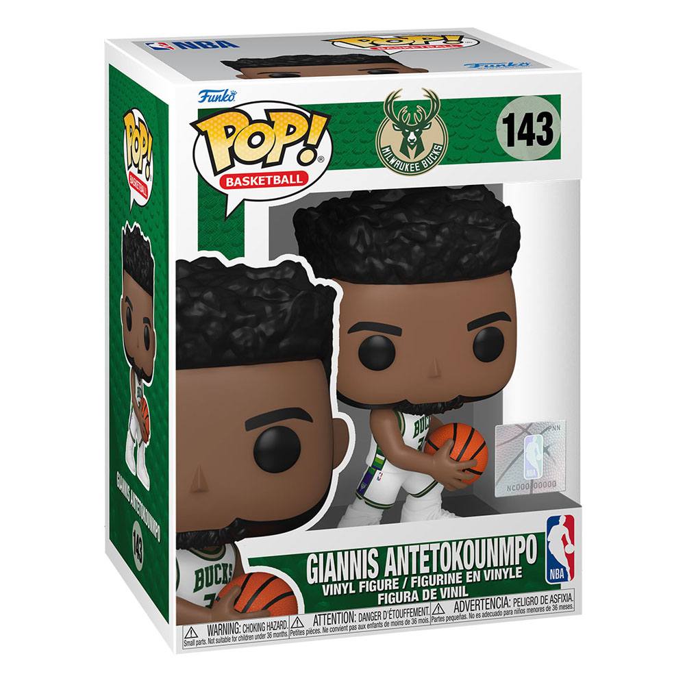 NBA Bucks POP! Basketball Vinyl Figur Giannis (City Edition 2021) 9 cm Image 2