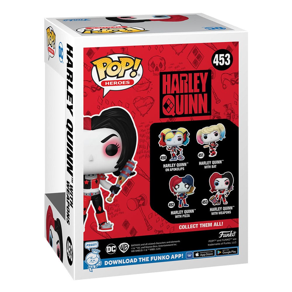 DC Comics: Harley Quinn Takeover POP! Heroes Vinyl Figur Harley with Weapons 9 cm Image 3