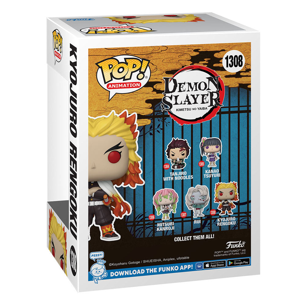 Demon Slayer POP! Animation Vinyl Figur Rengoku 9 cm Image 3