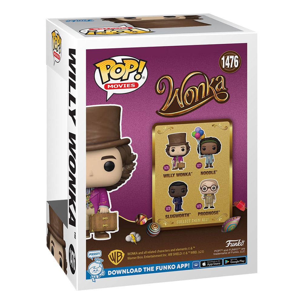 Charlie und die Schokoladenfabrik POP! Movies Vinyl Figur Willy Wonka 9 cm Image 3
