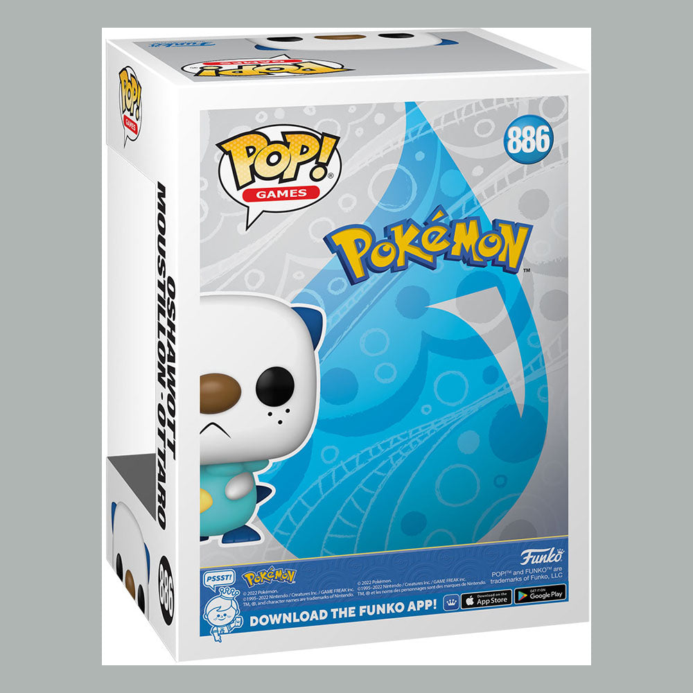 Pokemon POP! Games Vinyl Figur Oshawott (EMEA) 9 cm Image 3