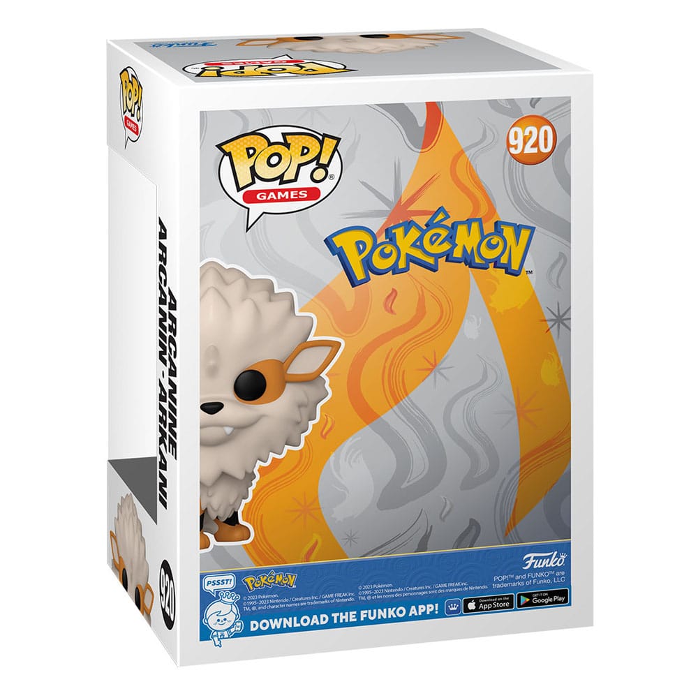 Pokémon POP! Games Vinyl Figur Arcanine (EMEA) 9 cm Image 3