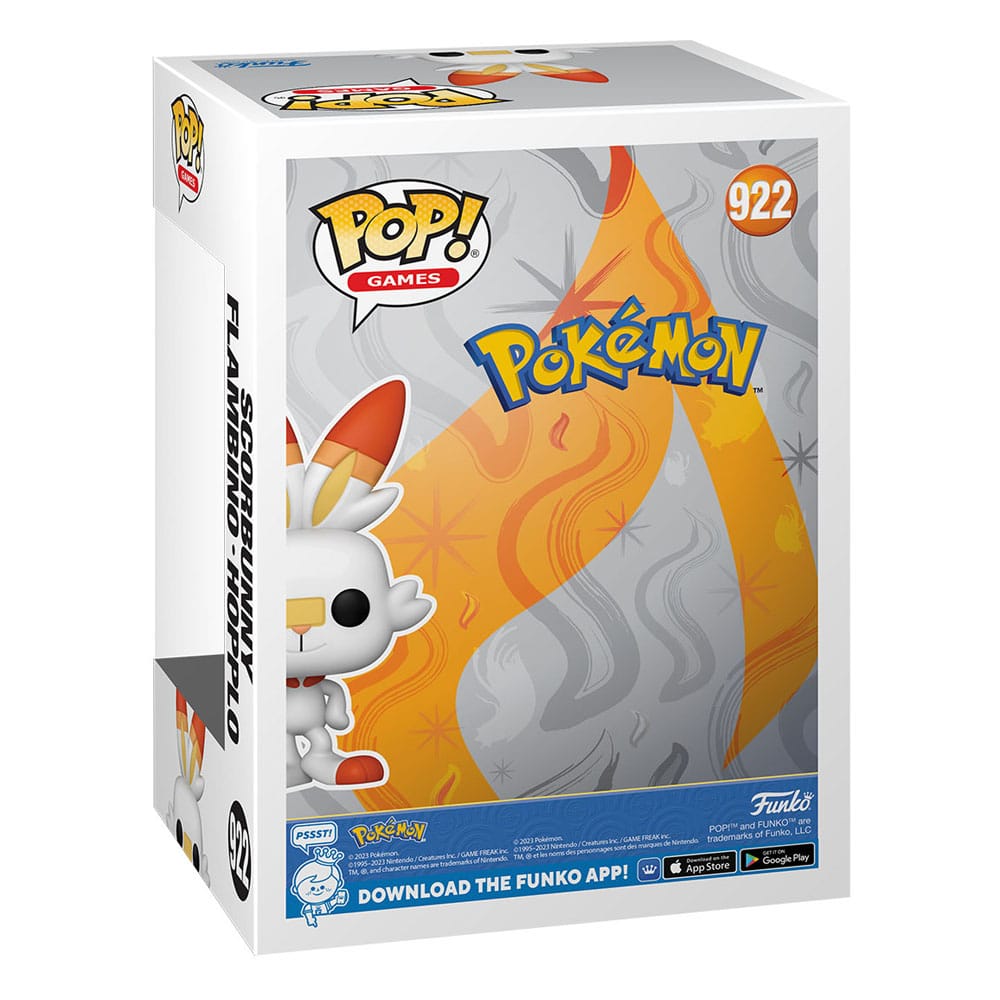 Pokémon POP! Games Vinyl Figur Scorbunny (EMEA) 9 cm Image 3