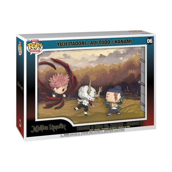 Jujutsu Kaisen POP Moments Vinyl Figuren Itadori & Todo vs Hanami 9 cm Image 2