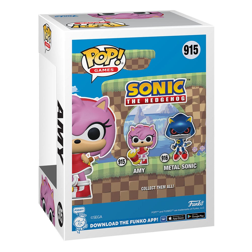 Sonic the Hedgehog POP! Games Vinyl Figur Amy Rose 9 cm Image 3