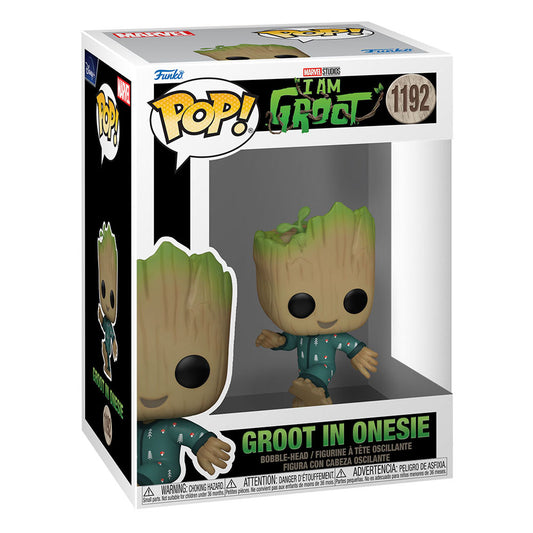 Ich bin Groot POP! Vinyl Figur Groot PJs (dancing) 9 cm Image 2