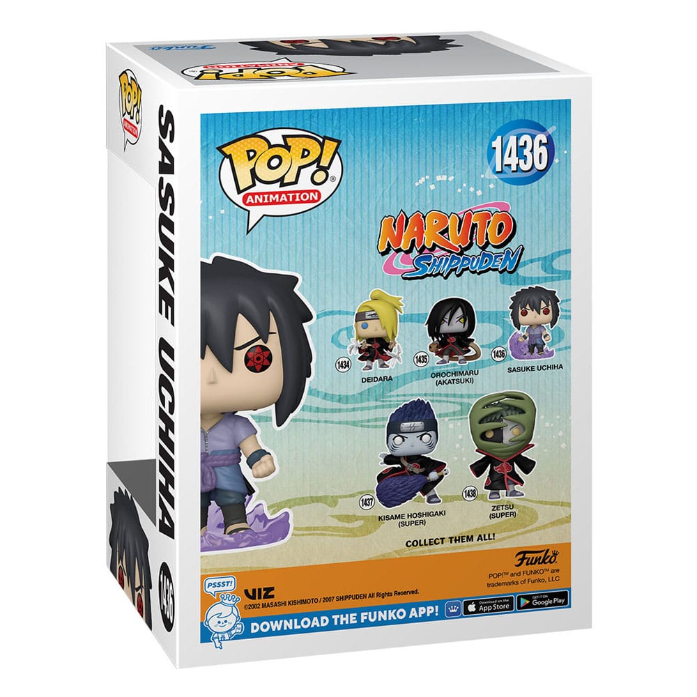 Naruto Pop! Animation Vinyl Figur Sasuke (First Susano'o) 9 cm Image 3