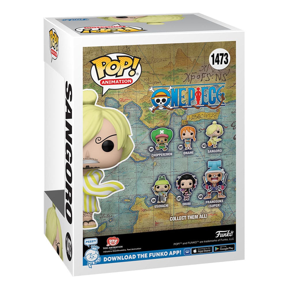 One Piece POP! Animation Vinyl Figur Sangoro (Wano) 9 cm Image 3