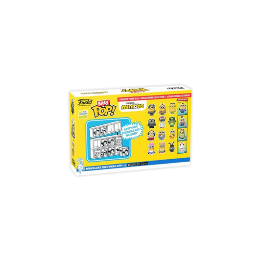 Minions Bitty POP! Vinyl Figuren 4er-Pack Roller Skating Stuart 2,5 cm Image 2