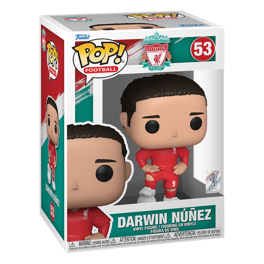 FC Liverpool POP! Football Vinyl Figur Darwin Núñez 9 cm Image 2