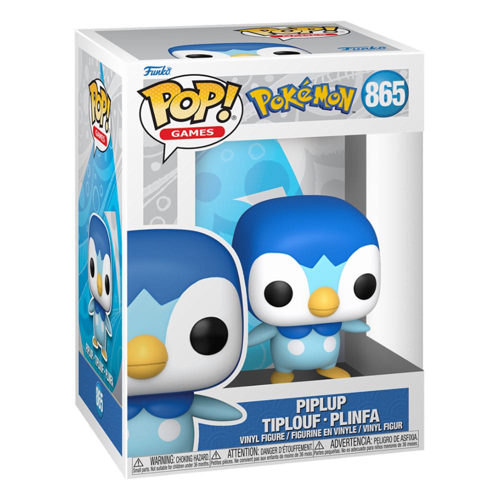 Pokémon POP! Games Vinyl Figur Piplup (EMEA) 9 cm Image 2