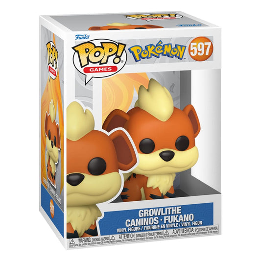 Pokemon POP! Games Vinyl Figur Growlithe (EMEA) 9 cm Image 2
