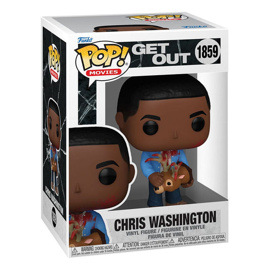 Jordan Peele POP! Movies Vinyl Figur Get Out - Chris Washington w/Deer 9 cm Image 2