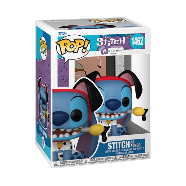 Lilo & Stitch POP! Disney Vinyl Figur Stitch Costume- 101 Dalmatians Pongo 9 cm Image 2