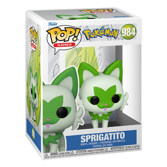 Pokemon POP! Games Vinyl Figur Sprigatito(EMEA) 9 cm Image 2