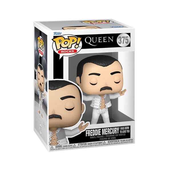 Queen POP! Rocks Vinyl Figur Freddie Mercury (I was born to love you) 9 cm Image 2