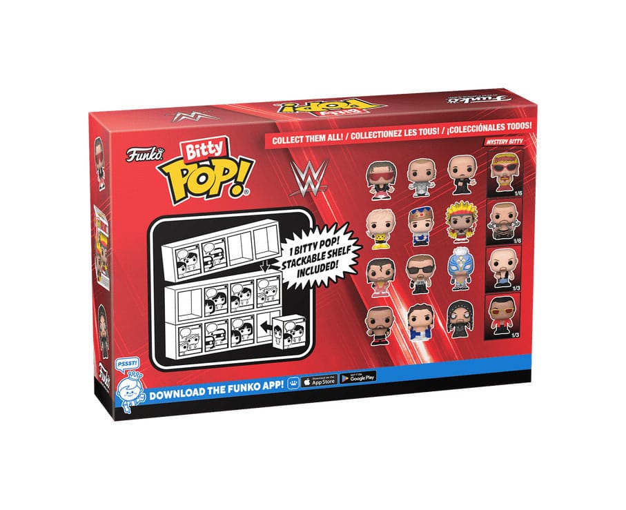 WWE Bitty POP! Vinyl Figuren 4er-Pack Razor Ramon 2,5 cm Image 3