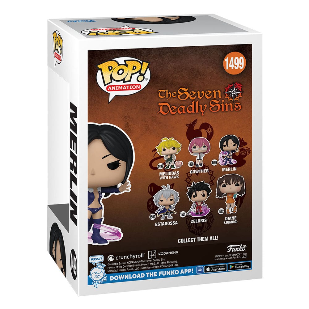 Seven Deadly Sins Pop! Animation Vinyl Figur Merlin 9 cm Image 3