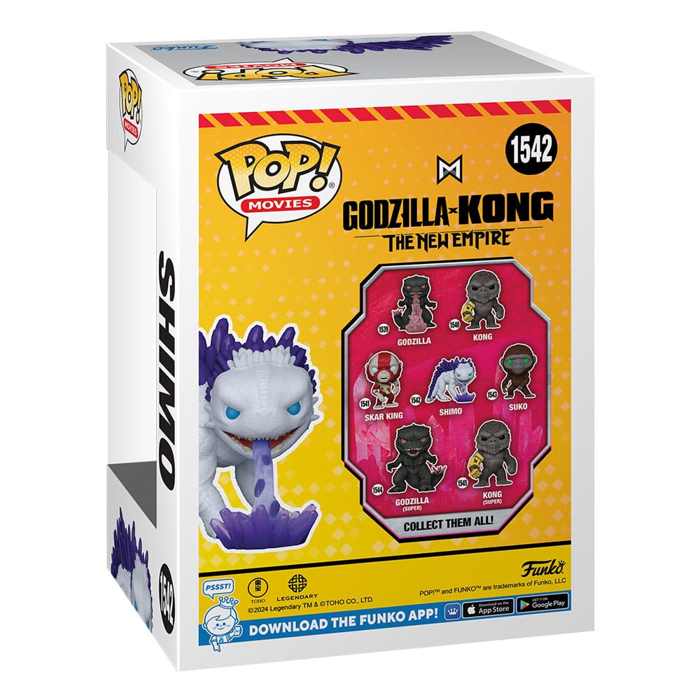 Godzilla vs. Kong 2 POP! Movies Vinyl Figur Shimo w/Ice-Ray 9 cm Image 3