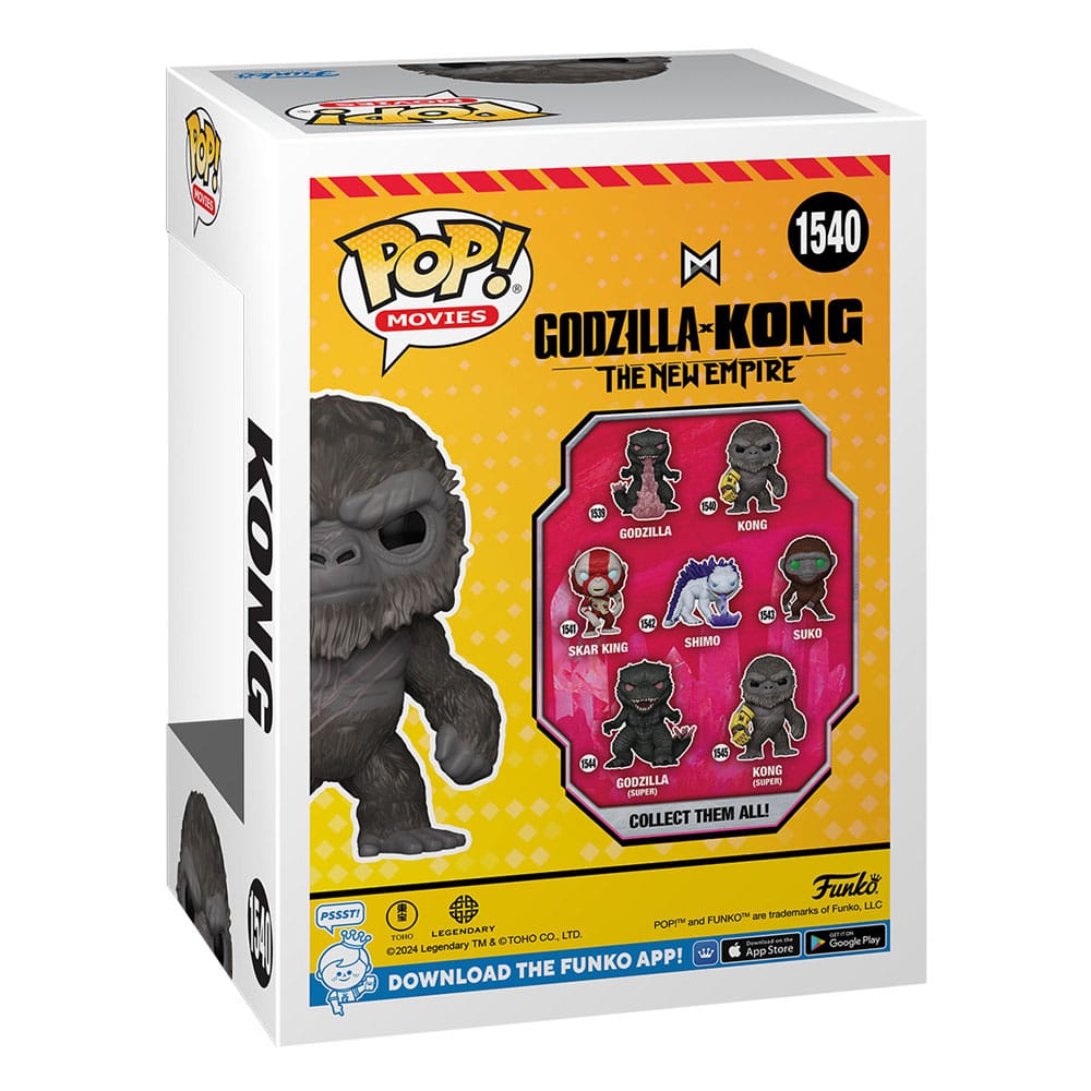 Godzilla vs. Kong 2 POP! Movies Vinyl Figur Kong 9 cm Image 3