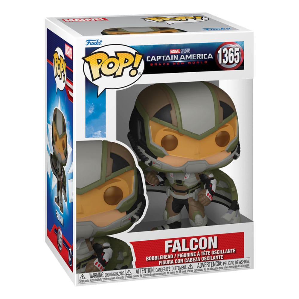 Captain America Brave New World POP! Movies Vinyl Figur Falcon 9 cm Image 2