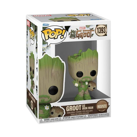 We Are Groot POP! Movies Vinyl Figur Iron Man 9 cm Image 2