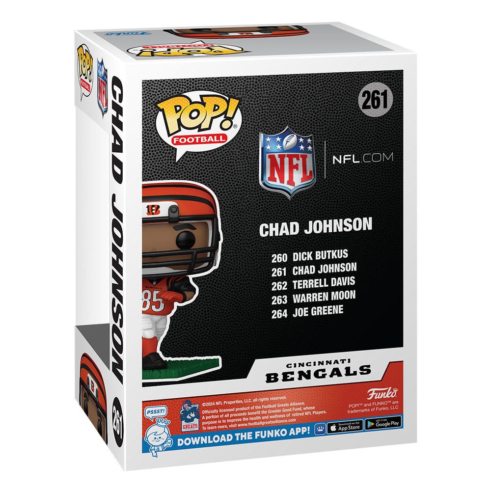 NFL: Legends POP! Sports Vinyl Figur Bengals- Chad Johnson(85) 9 cm Image 3