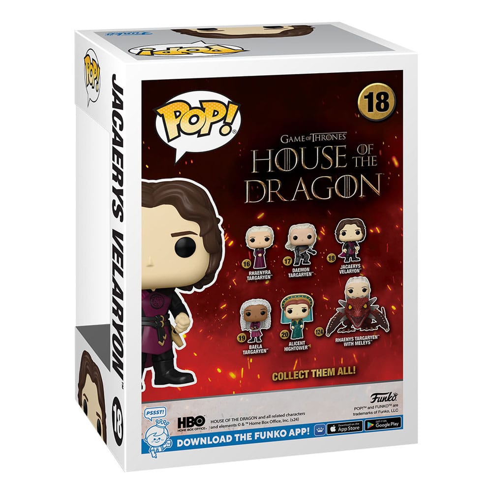 House of the Dragon POP! TV Vinyl Figur Jarcarys Valaryon 9 cm Image 3