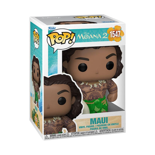 Vaiana 2 POP! & Buddy Vinyl Figur Maui with Fish Hook 9 cm Image 2