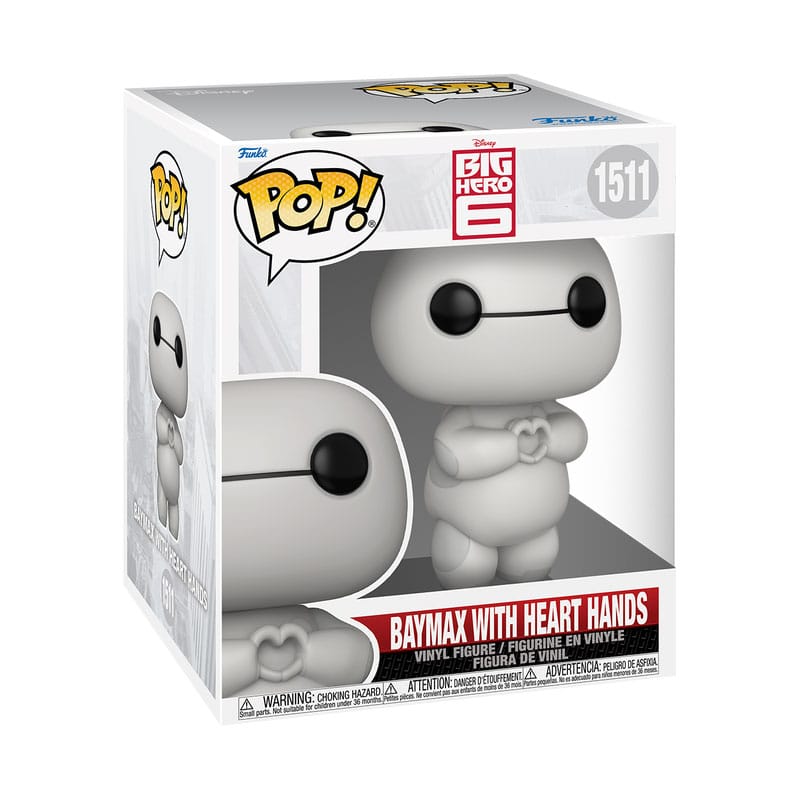 Baymax - Riesiges Robowabohu Oversized POP! Vinyl Figur Baymax(Heart Hands) 15 cm Image 2
