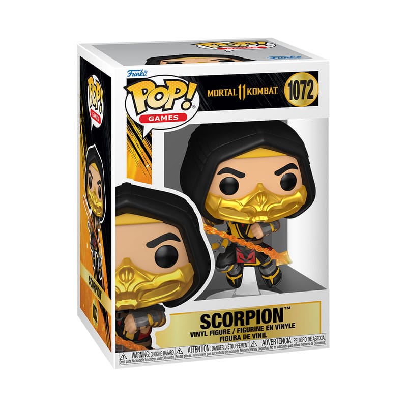 Mortal Kombat POP! Games Vinyl Figur Scorpion 9 cm Image 2