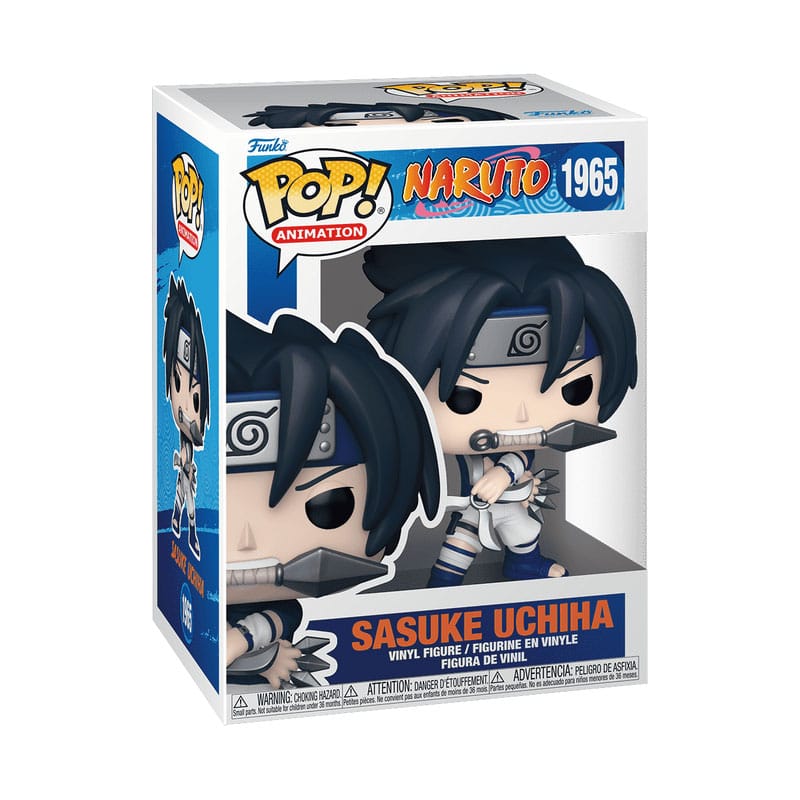 Naruto Classic Pop! Animation Vinyl Figur Sasuke 9 cm Image 2