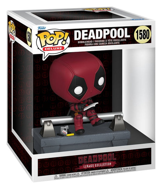 Marvel POP! Deluxe Vinyl Figur Deadpool on Bridge 9 cm Image 2
