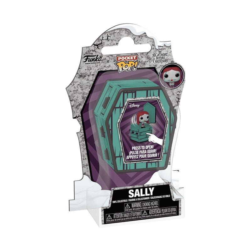 Nightmare Before Christmas Coffin Pocket POP! Vinyl Figur Sally Sewing 6 cm Image 2