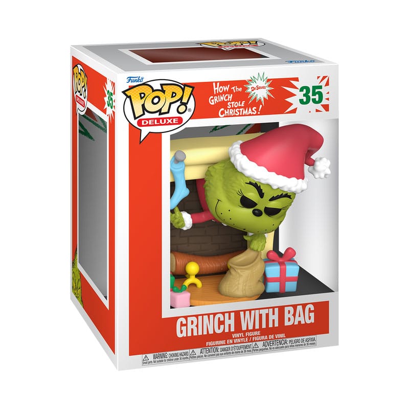 The Grinch POP! Deluxe Vinyl Figur Grinch w/Bag 9 cm Image 2