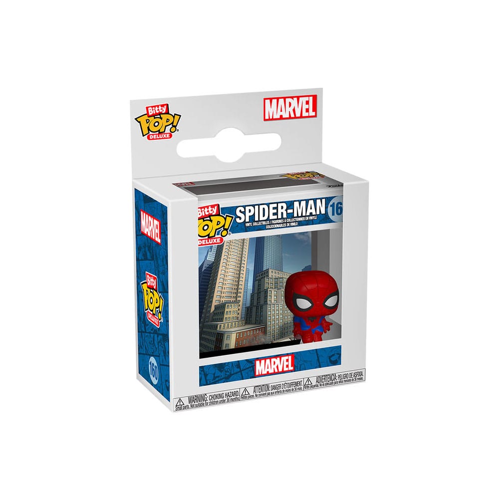 Spider-Man Bitty POP! Deluxe Vinyl Figuren Spider-Man(Cityscape) Display (12) 2,5 cm Image 2