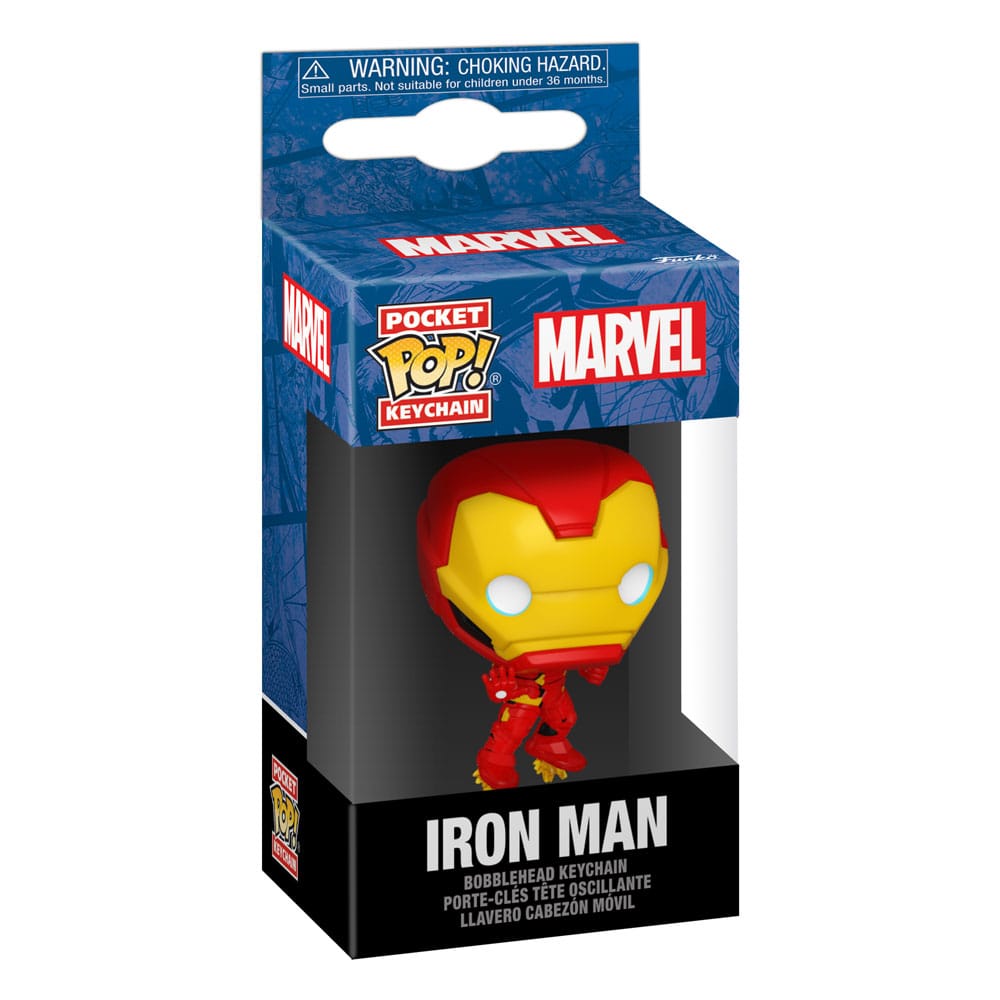 Marvel POP! Vinyl Schlüsselanhänger 4 cm New Classics - Iron Man Display (12) Image 2