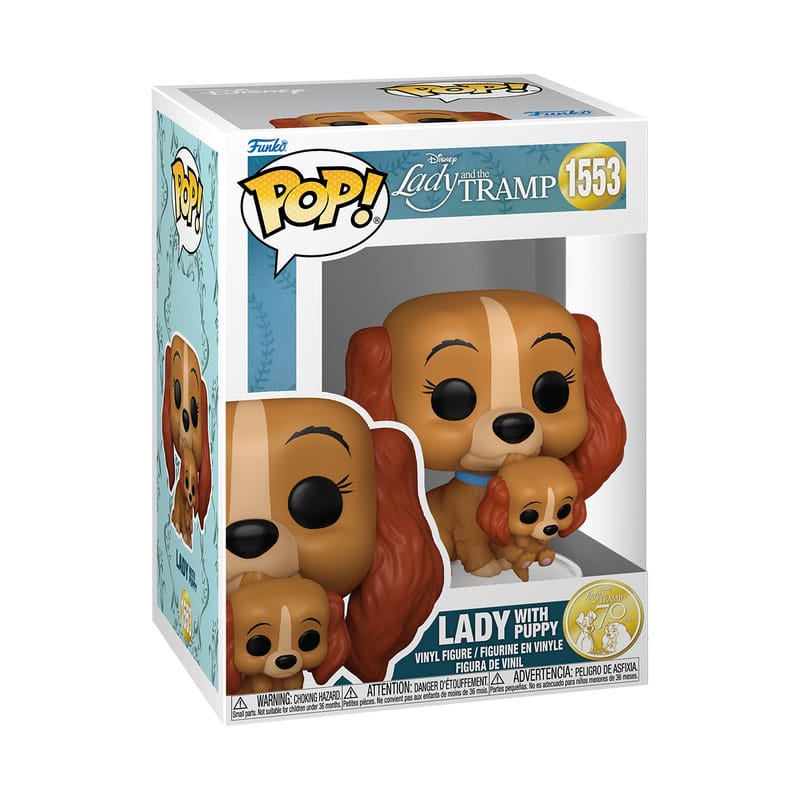 Susi & Strolch POP! Disney Vinyl Figur Lady w/puppy 9 cm Image 2