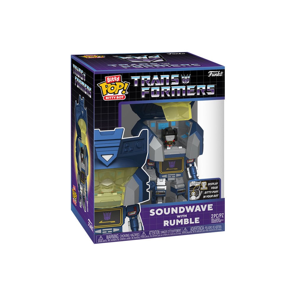 Bitty POP! Bots Figuren 4er-Pack TR- Soundwave 2,5 cm Image 6