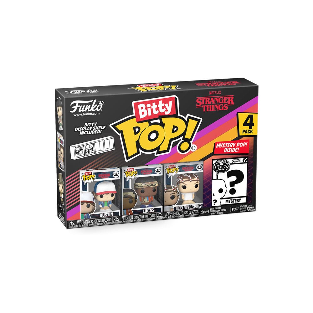 Stranger Things Bitty POP! Vinyl Figuren 4er-Pack Dustin 2,5 cm Image 3