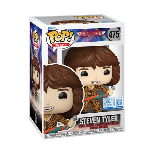 Aerosmith POP! Rocks Vinyl Figur Steven Tyler (Leopard Outfit) Exclusive Edition 9 cm Image 2