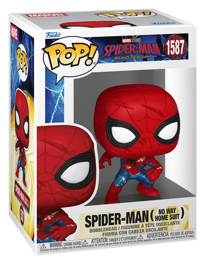 Spider-Man: Brand New Day POP! Vinyl Figur Spider-Man (No Way Home Suit) (Brand New Day) 9 cm Image 2