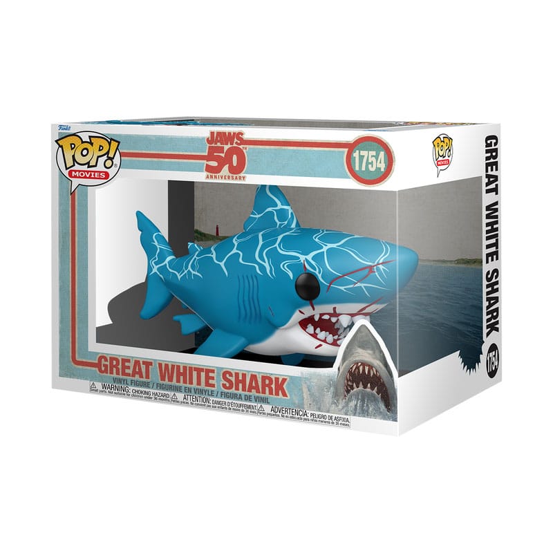 Der weiße Hai Super Sized POP! Vinyl Figur GWS (Retro) 15 cm Image 2
