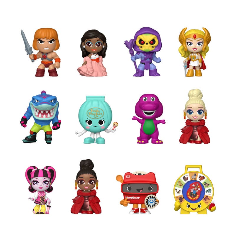 Mattel Retro Toys Mystery Minis Vinyl Minifiguren 6 cm Display (12) Image 2