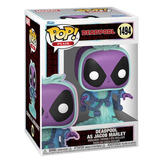 Marvel POP! Plus Vinyl Figur Deadpool as Jacob Marley 9 cm Image 2